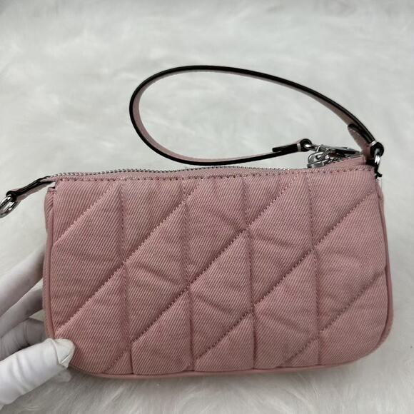 COACH Nolita 19 In Quilted Denim/Sv/Ballerina/Carnation CBK58 NWT - Picture 4 of 10